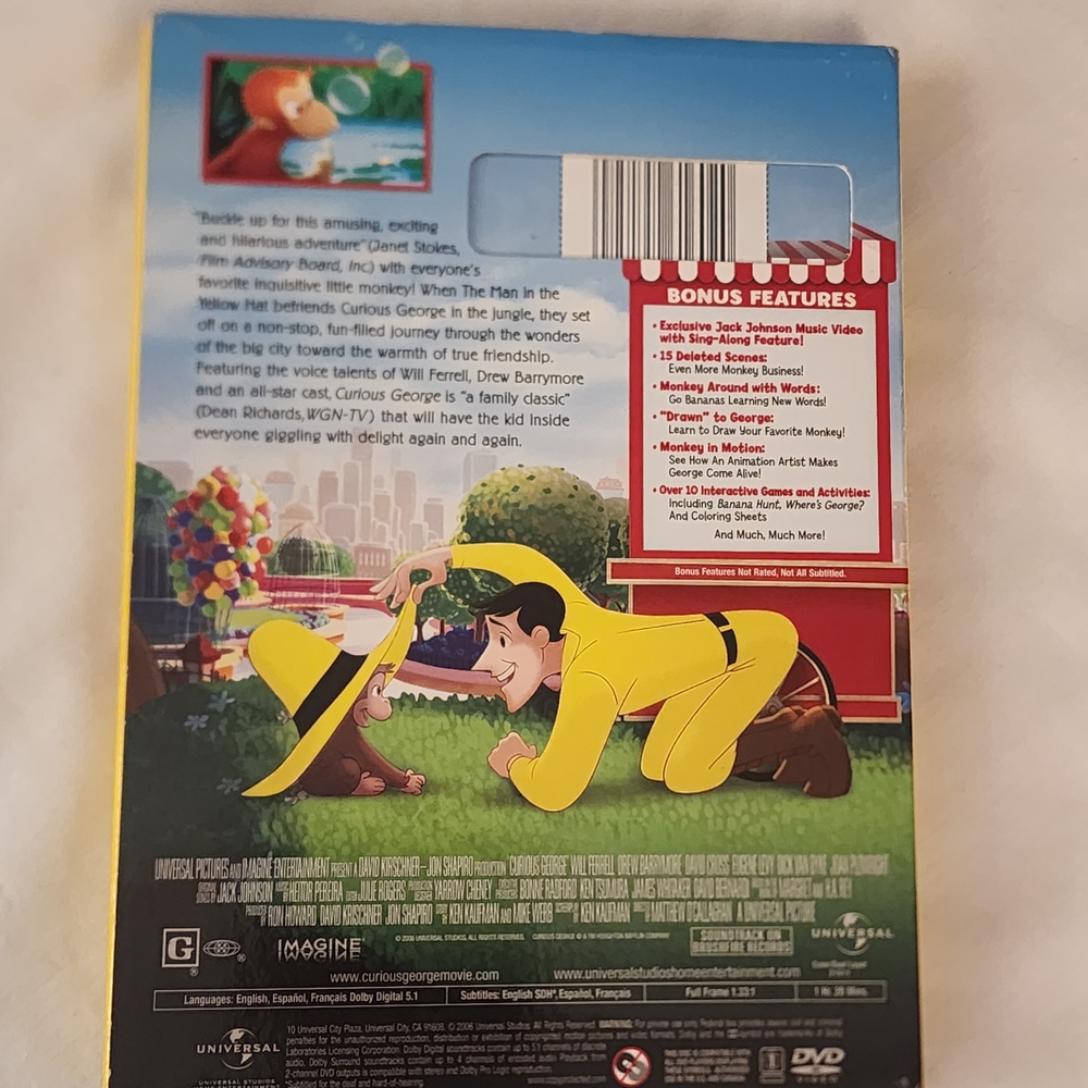 Curious George DVD - Picture 2 of 2